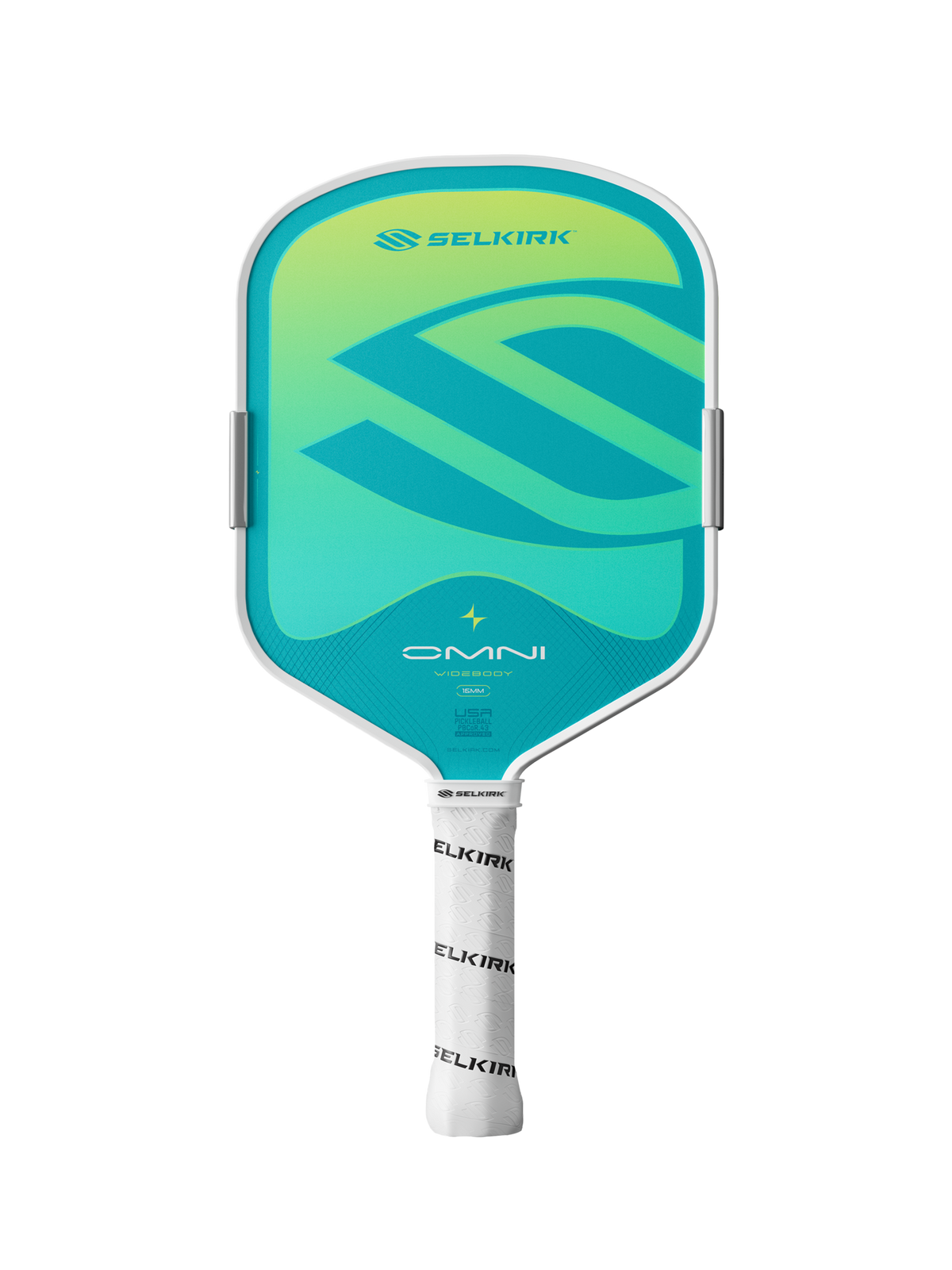 Selkirk OMNI 16mm Widebody Pickleball Paddle in Calypso, front view