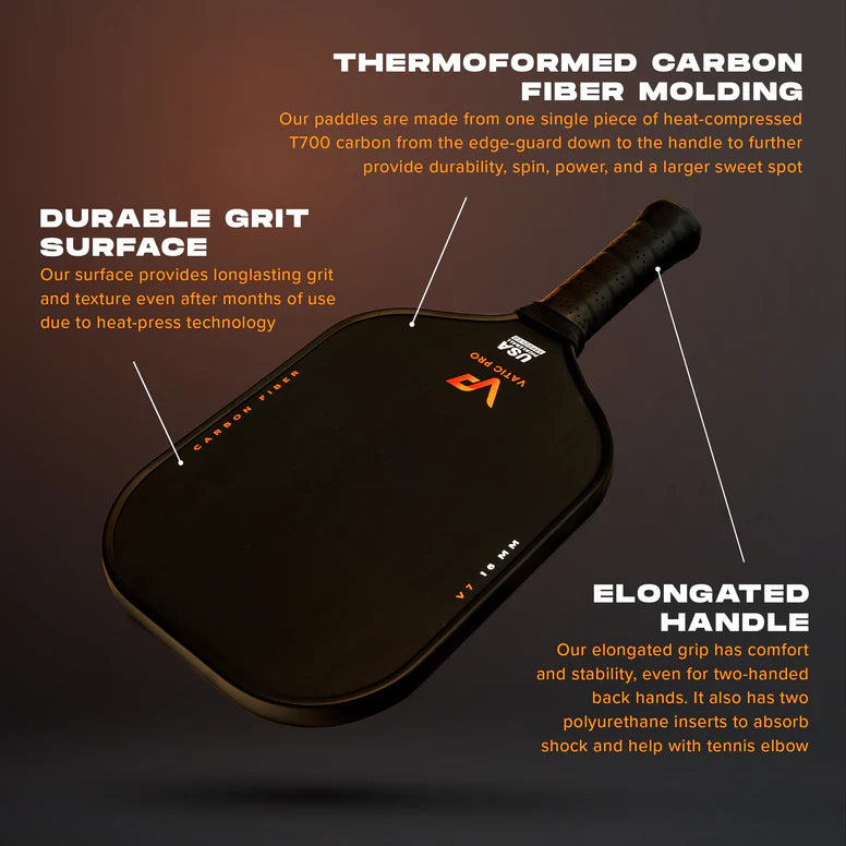 Vatic V7 16mm Pickleball Paddle, more information