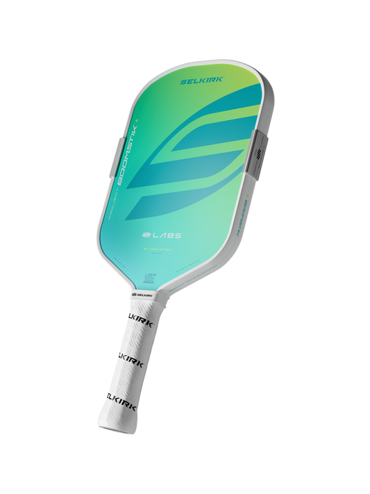 Selkirk Labs Project Boomstik Elongated 16mm Pickleball Paddle in Calypso, hero view