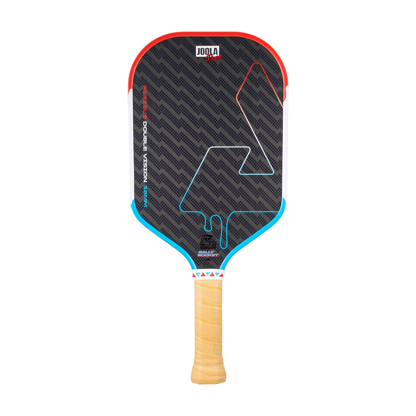 JOOLA Perseus Rally Rocket Double Vision 16mm Pickleball Paddle $139.95
