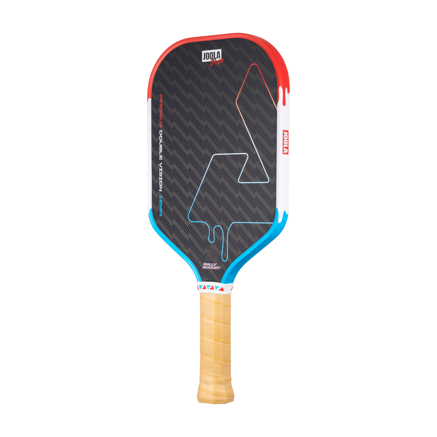 JOOLA Perseus Rally Rocket Double Vision 16mm Pickleball Paddle $139.95