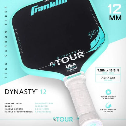 Franklin FS Tour Featherweight Series Dynasty 12mm Pickleball Paddle Closeout