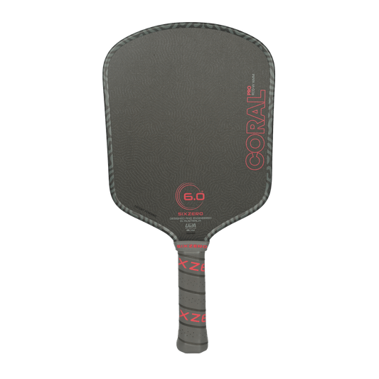 Sixzero Coral Pro Widebody Infrared 16mm Pickleball Paddle, front view