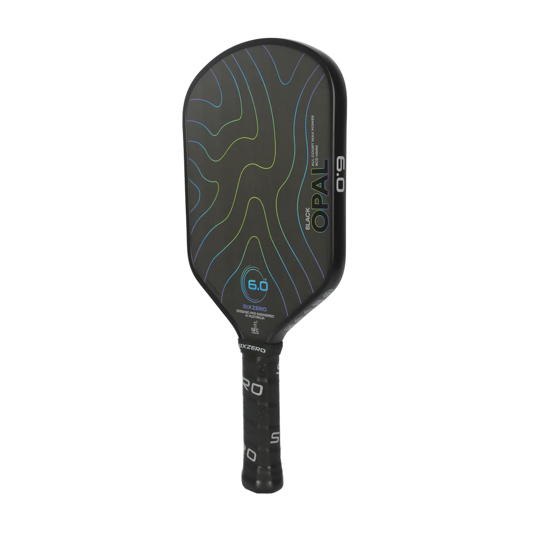 Sixzero Black Opal 14mm Pickleball Paddle