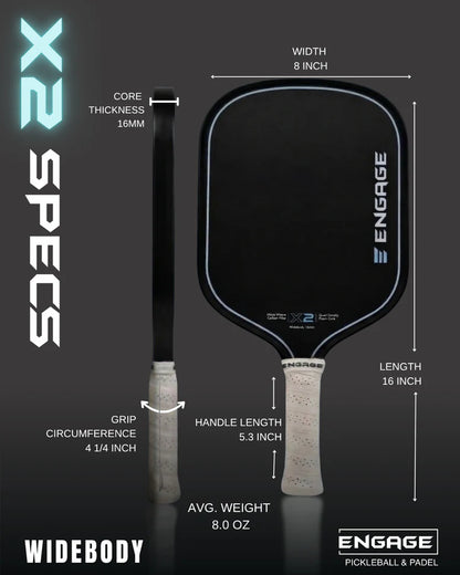 Engage X2 Widebody Pickleball Paddle $259.99