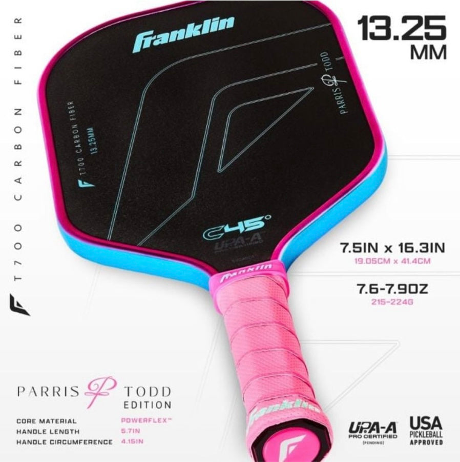 Franklin C45 Parris Todd 13.25mm Pickleball Paddle