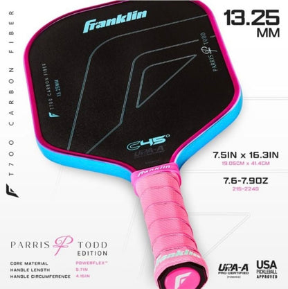 Franklin C45 Parris Todd 13.25mm Pickleball Paddle