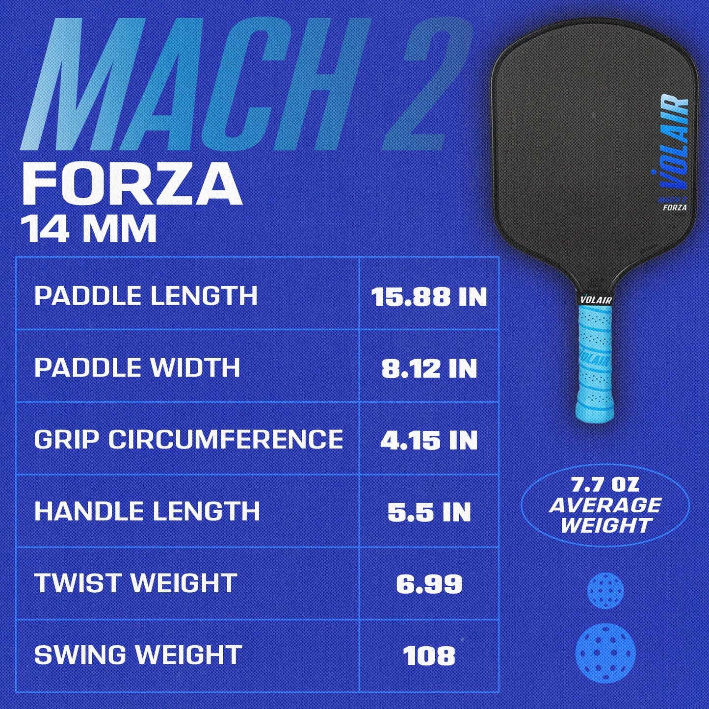 BOGO Volair Forza Mach 2 14mm Blue or Pink Giftbox
