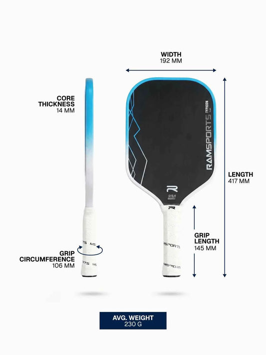 RamSports Typhoon Gen 3 Precision Power (Blue | 14mm)