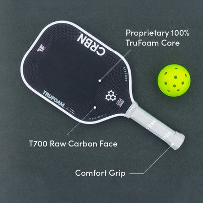 CRBN⁴ TruFoam Genesis Pickleball Paddle (Hybrid, AeroCurve)