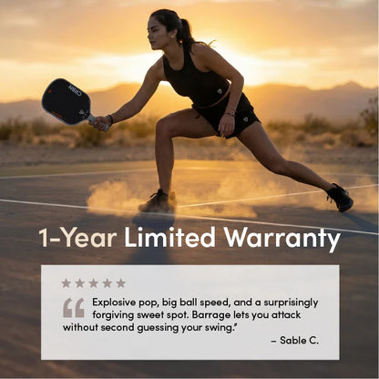 CRBN¹ TruFoam Barrage (Elongated, Long Handle) - Hometownpickleball.com