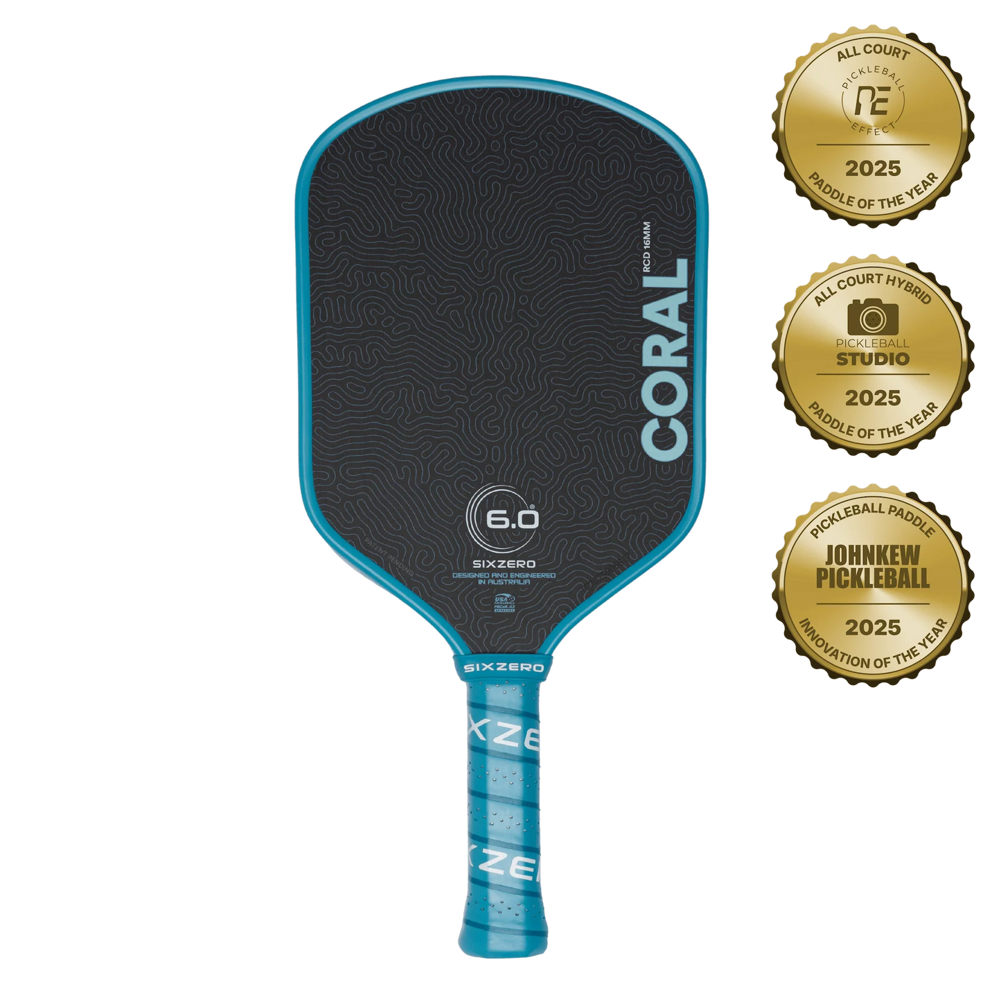 Sixzero Coral Hybrid 16mm - Hometownpickleball.com