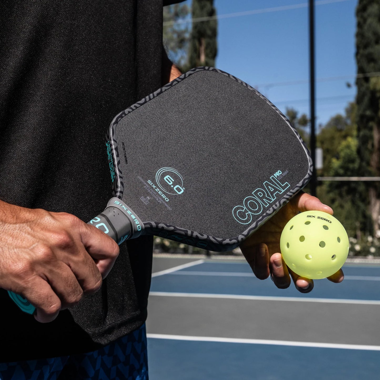 Sixzero Coral Pro Hybrid 16mm Pickleball Paddle