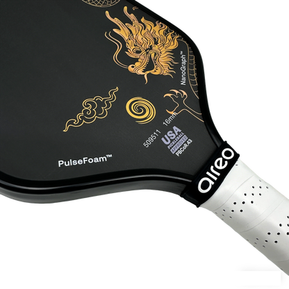 AIREO Cyclone 16mm Pickleball Paddle – NanoGraph Grit Surface with PulseFoam™ Power Core