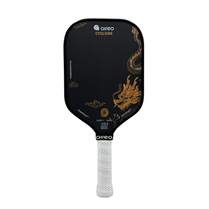 AIREO Cyclone 16mm Pickleball Paddle – NanoGraph Grit Surface with PulseFoam™ Power Core
