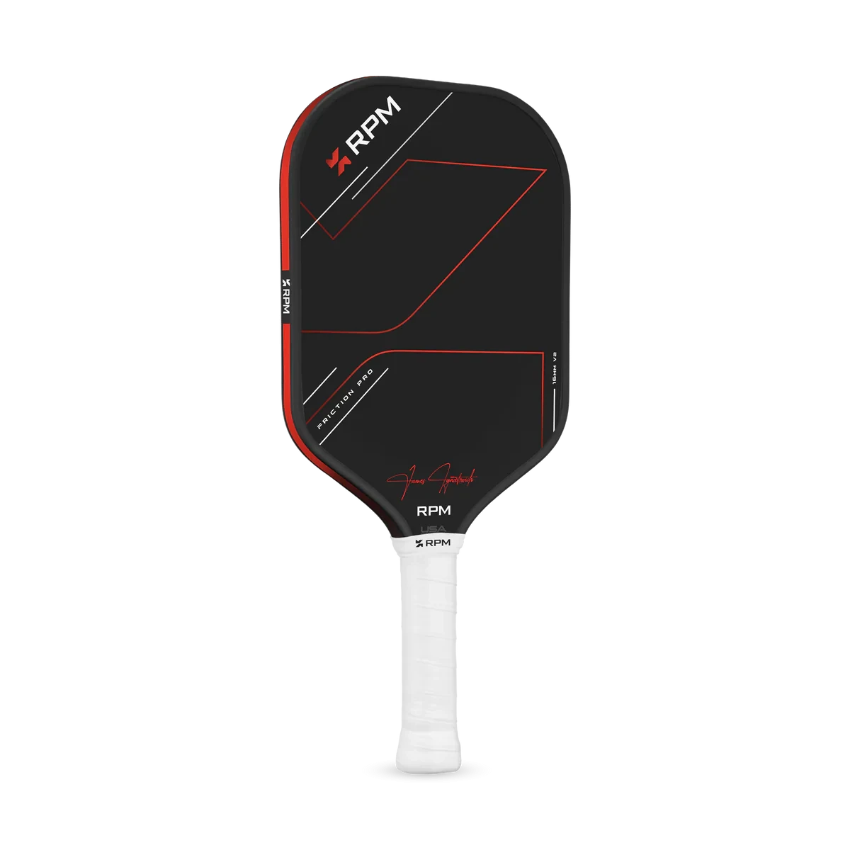 RPM FRICTION PRO 16MM ELONGATED V2 Pickleball Paddle - Hometownpickleball.com