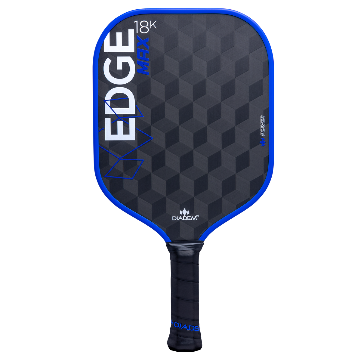 Diadem Edge 18K Power Max pickleball paddle in Cobalt - front