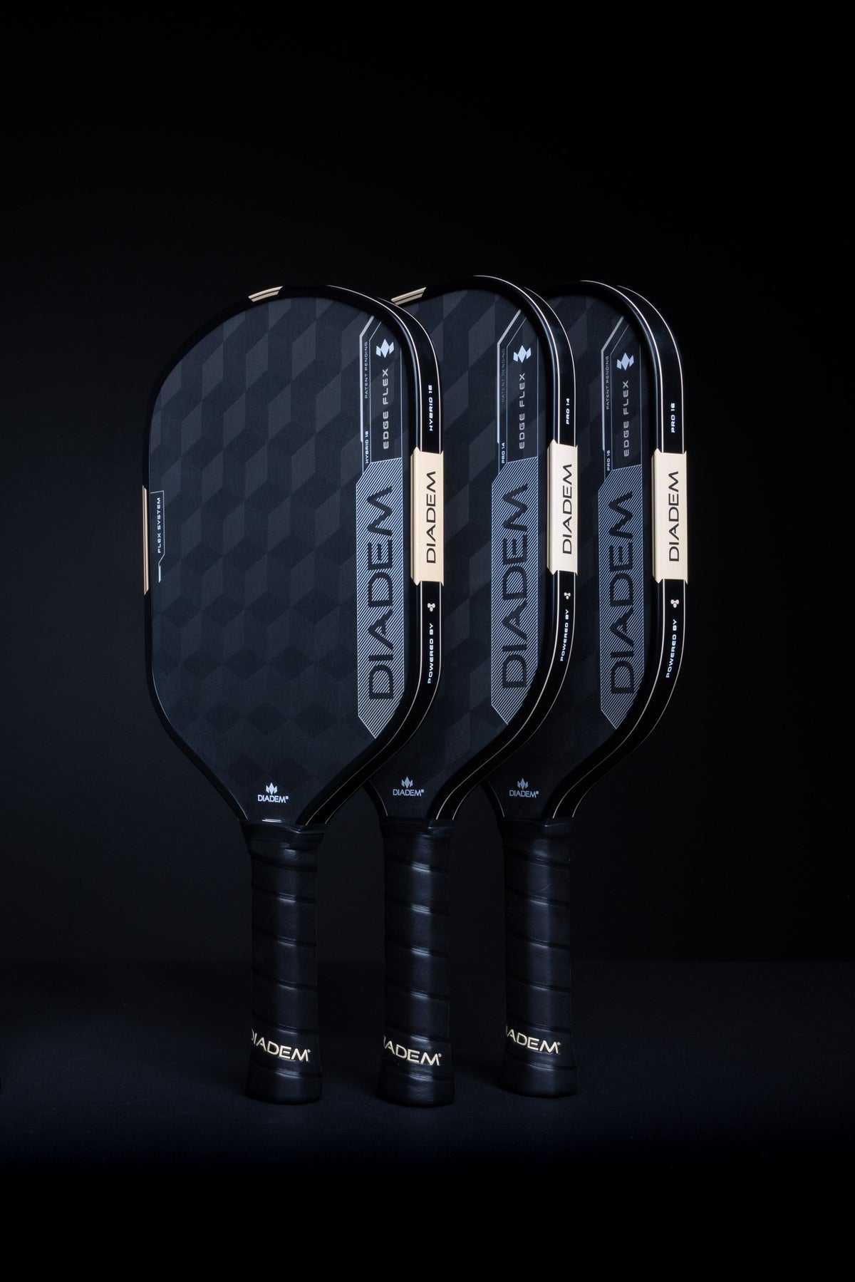 Diadem Edge Flex Pro 14mm Pickleball Paddle, Edge Flex range: Pro 16, Pro 14 and Hybrid 16