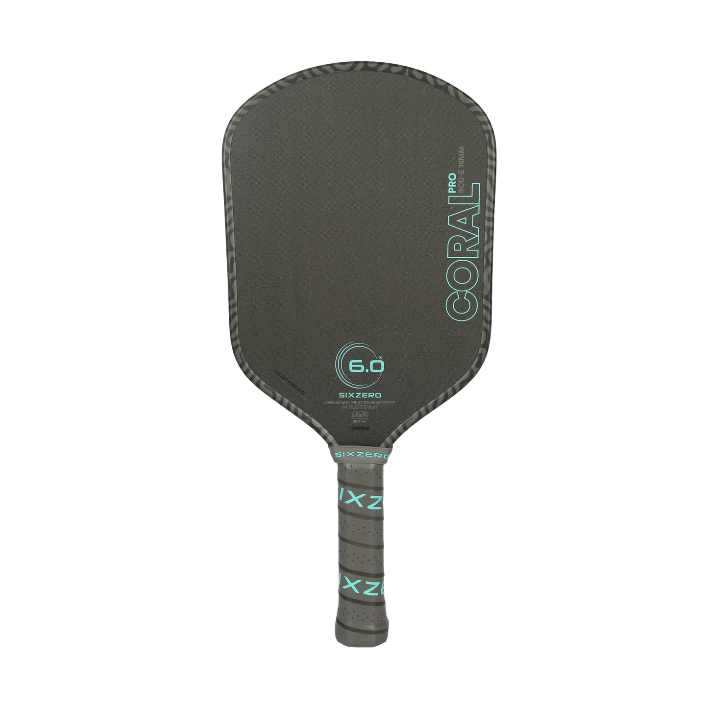 Sixzero Coral Pro Elongated 16mm Pickleball Paddle