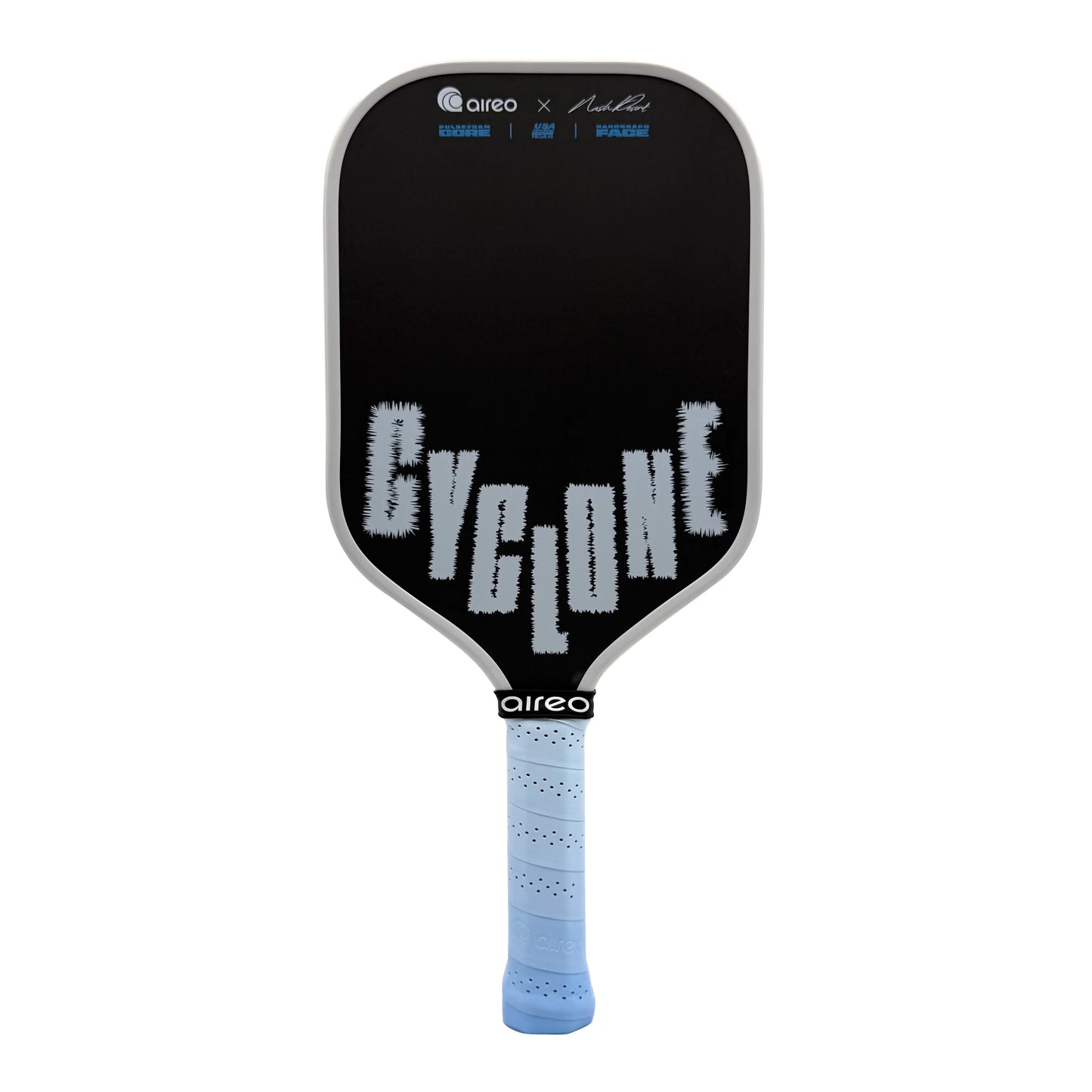 AIREO Cyclone 16mm Pickleball Paddle – NanoGraph Grit Surface with PulseFoam™ Power Core