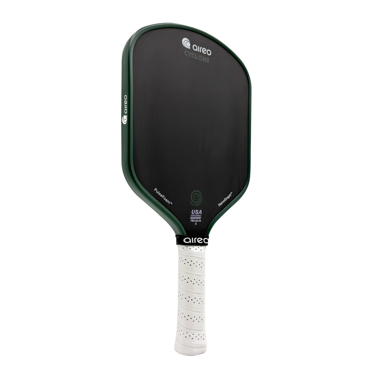 AIREO Cyclone Hybrid 16mm Pickleball Paddle – NanoGraph Grit Surface with PulseFoam™ Power Core