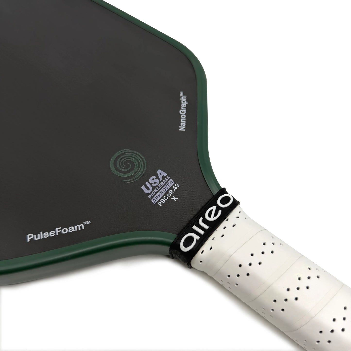 AIREO Cyclone Hybrid 16mm Pickleball Paddle – NanoGraph Grit Surface with PulseFoam™ Power Core