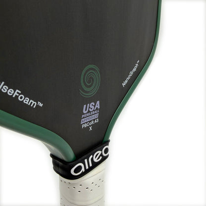 AIREO Cyclone Hybrid 16mm Pickleball Paddle – NanoGraph Grit Surface with PulseFoam™ Power Core
