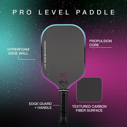 JOOLA Perseus 3S Dual 14mm Pickleball Paddle