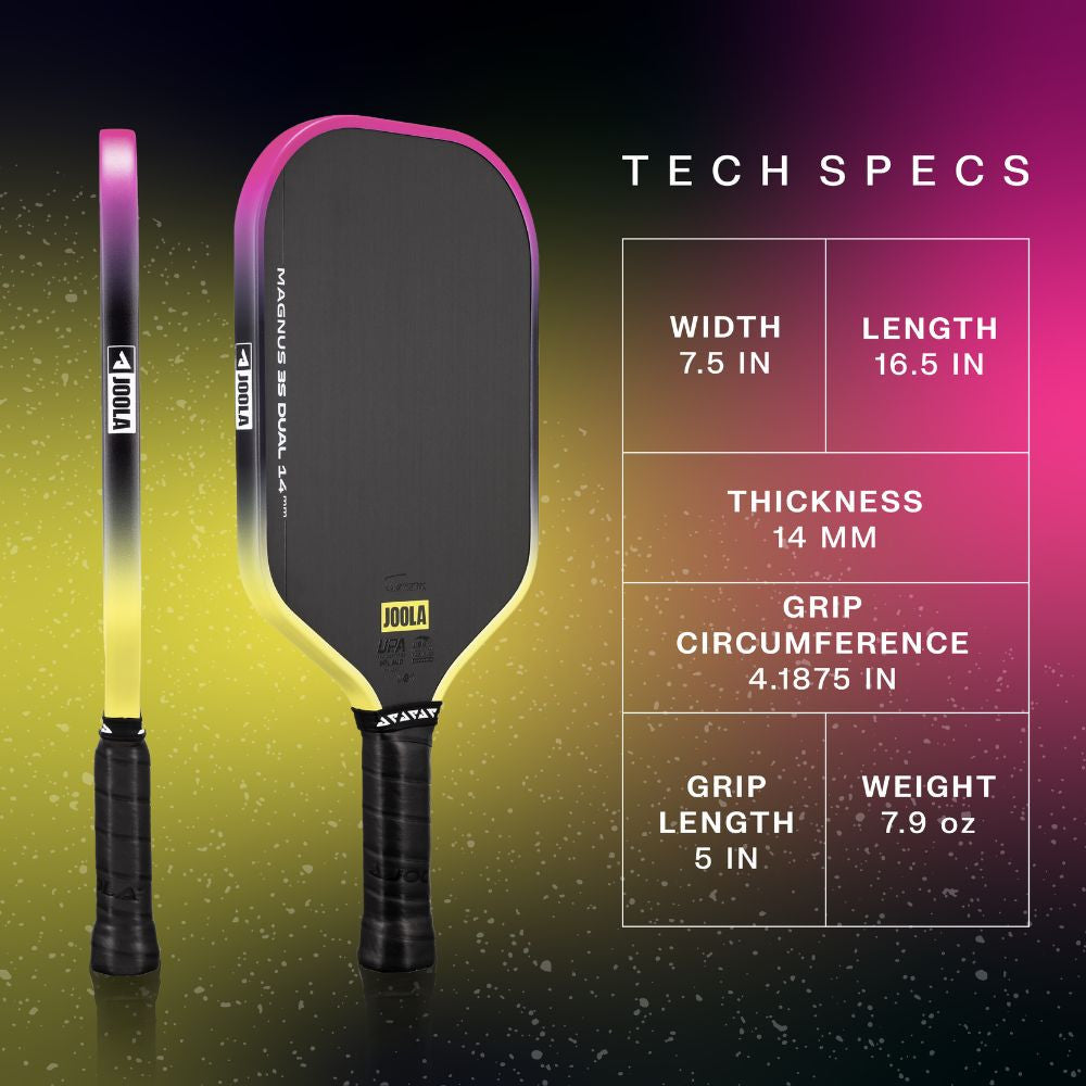 JOOLA Magnus Pro 3S Dual 14mm Pickleball Paddle