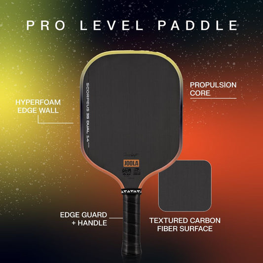 JOOLA Scorpeus 3S Dual 14mm Pickleball Paddle