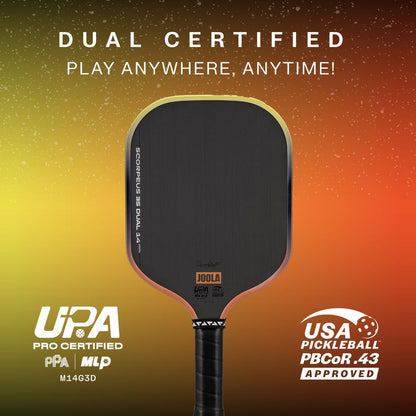 JOOLA Scorpeus 3S Dual 14mm Pickleball Paddle