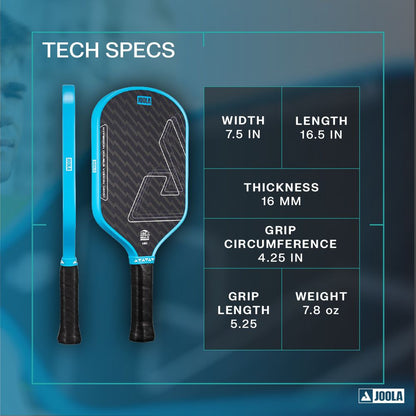 JOOLA Hyperion Double Vision 16mm Pickleball Paddle