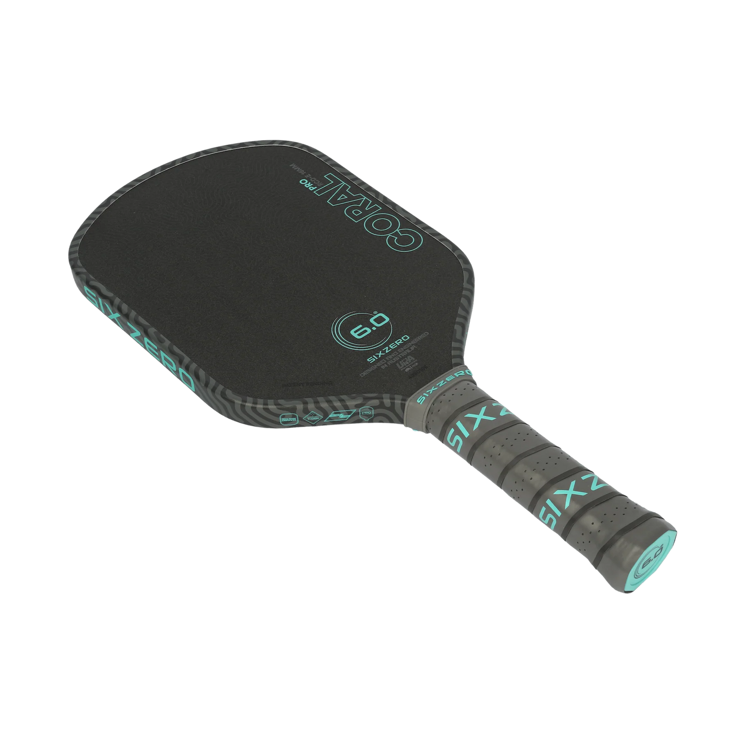 Sixzero Coral Pro Elongated 16mm Pickleball Paddle