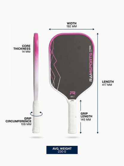 RamSports Typhoon Gen 3 Precision Power (Pink | 14mm)