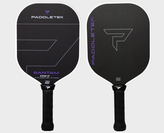 Paddletek Bantam ESQ-C 12.7mm Pickleball Paddle, front and back