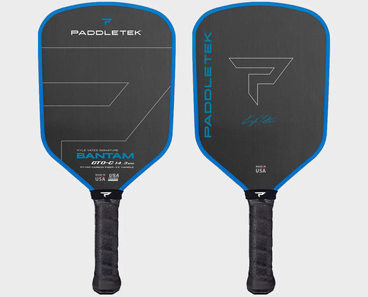 Paddletek Bantam GTO-C 14.3mm Pickleball Paddle, front and back
