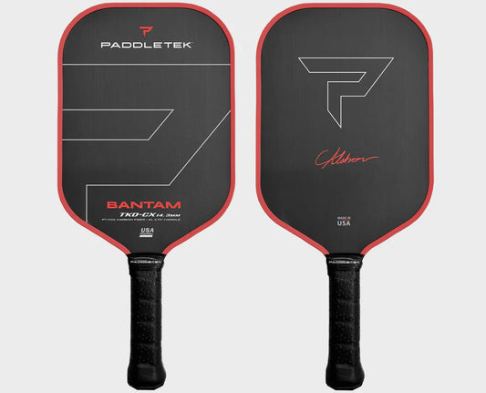 Paddletek Bantam TKO-CX 14.3mm Pickleball Paddle, front and back