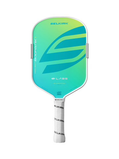 Selkirk Labs Project Boomstik Elongated 16mm Pickleball Paddle in Calypso, front view