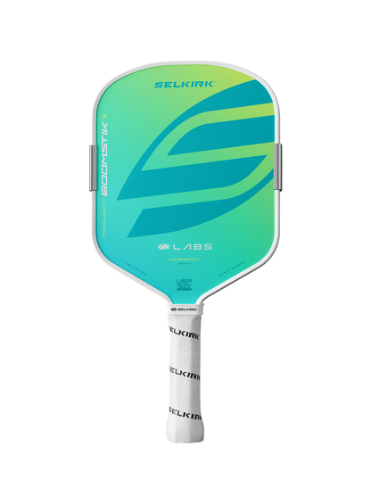 Selkirk Labs Project Boomstik Widebody 16mm Pickleball Paddle in Calypso, front view