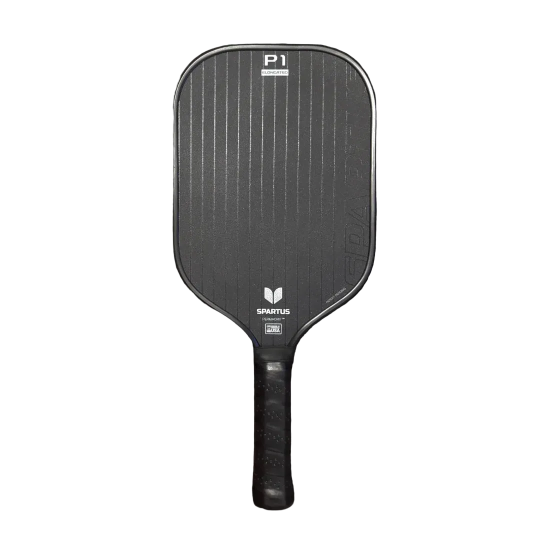 Spartus P1 Elongated with PermaGrit Pickleball Paddle - Hometownpickleball.com