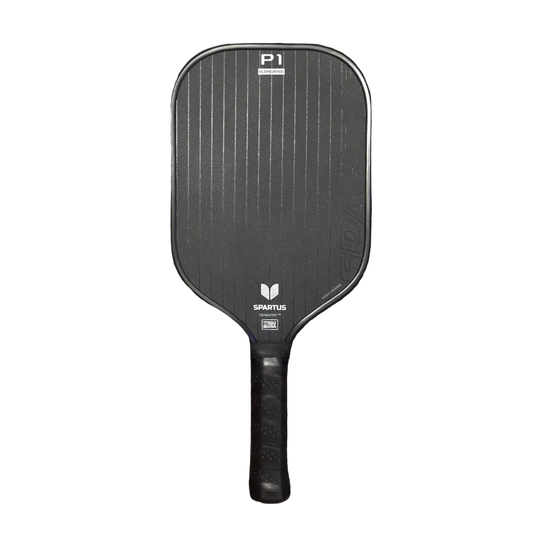 Spartus P1 Elongated with PermaGrit Pickleball Paddle - Hometownpickleball.com