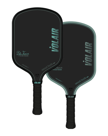 Volair CMD HYB 16mm Dylan Frazier pickleball paddle, front and back