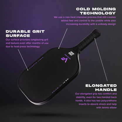 Vatic Pro Prism V7 16mm Pickleball Paddle, paddle face information
