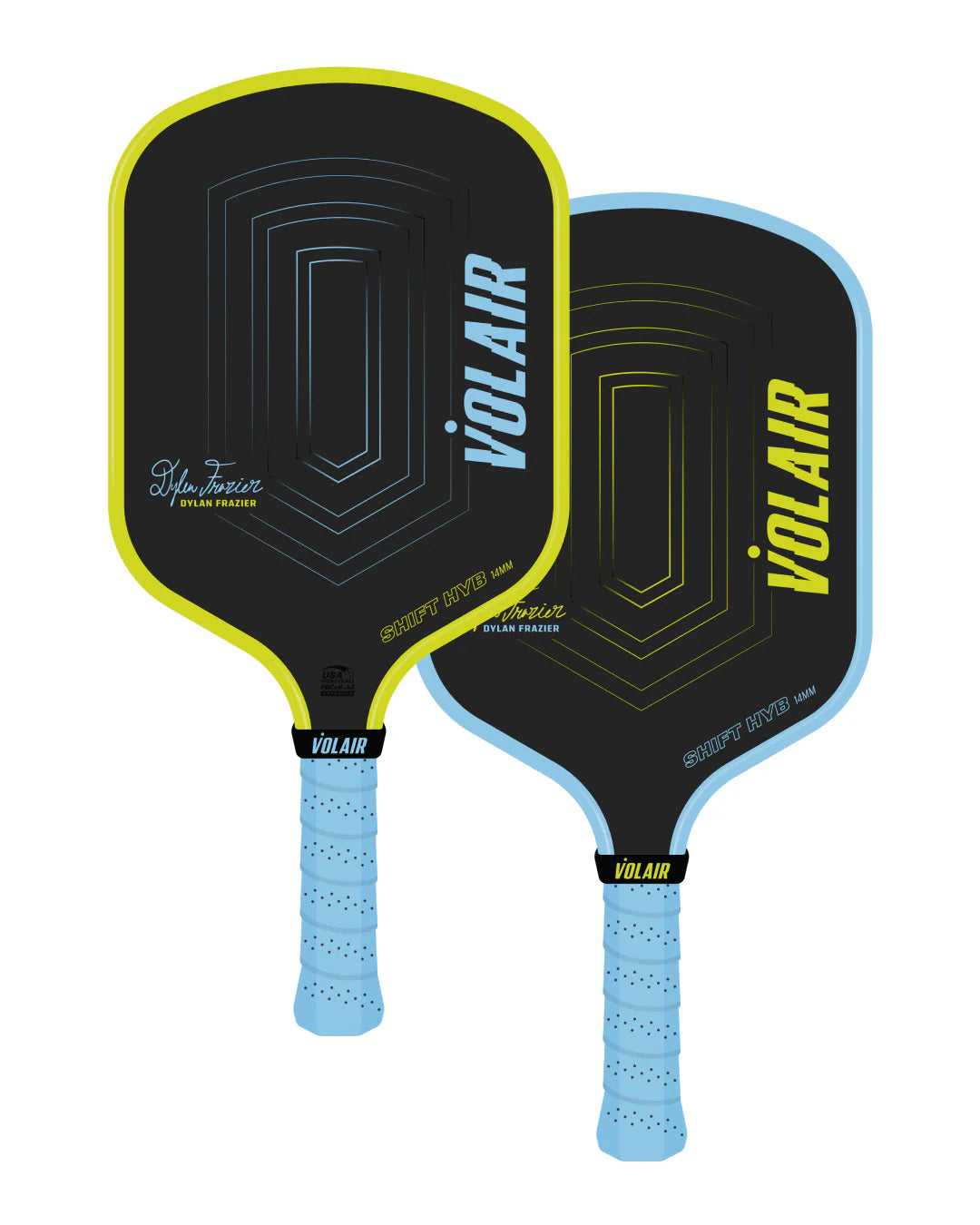 Volair SHIFT HYB Pickleball Paddle 14mm – Dylan Frazier Signature Paddle - Hometownpickleball.com