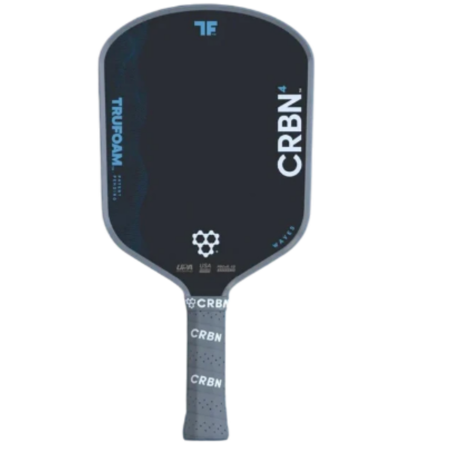 CRBN⁴ TruFoam Waves Pickleball Paddle (Hybrid, AeroCurve)