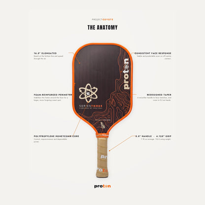 Proton Project Coyote Elongated 15mm - Paddle Anatomy