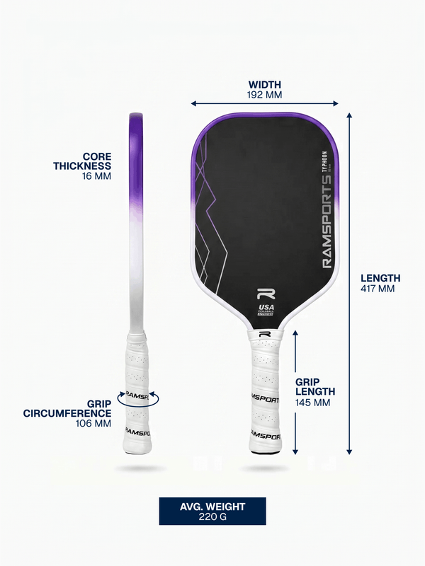 RamSports Typhoon Gen 3 Precision Power (Purple | 16mm)