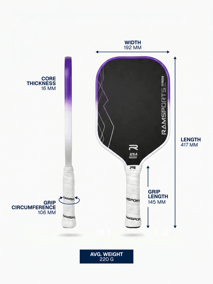 RamSports Typhoon Gen 3 Precision Power (Purple | 16mm)