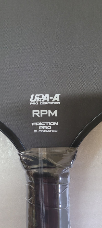 BLACK OUT UPA RPM FRICTION PRO 16MM ELONGATED James Ignatowich New Pickleball Paddle